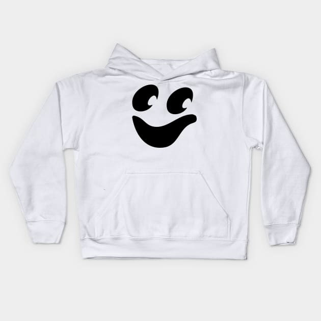 Happy Meal Ghost Bucket Kids Hoodie by old_school_designs